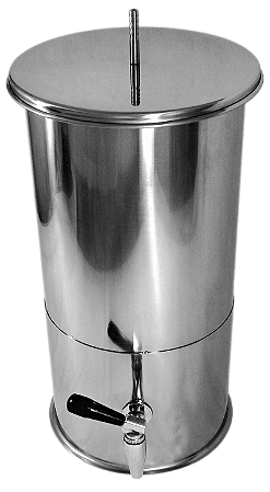 BARRIL DE ACO INOX 25L