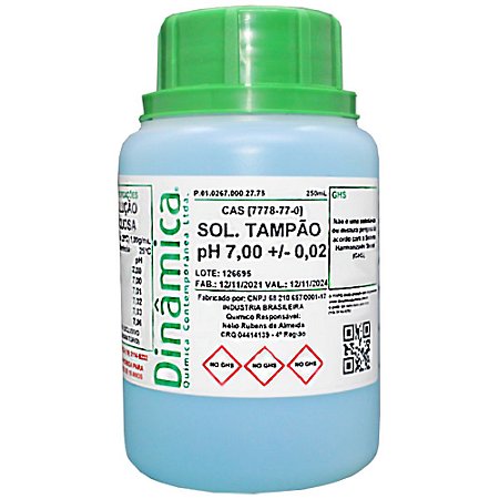 SOLUCAO TAMPAO PH 7,00 250ML