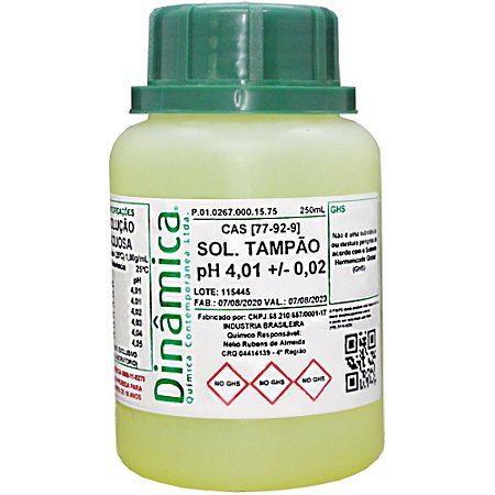 SOLUCAO TAMPAO PH 4,01 250ML