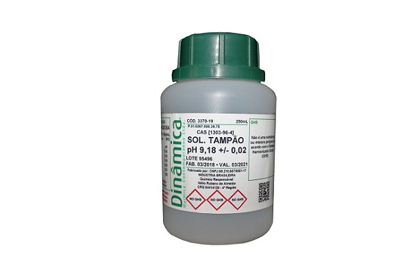 SOLUCAO TAMPAO PH 9,18 250ML