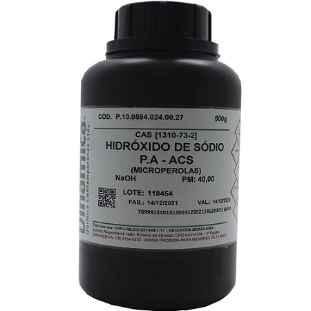 HIDROXIDO DE SODIO MICROPEROLAS PA ACS 500G *SSP*