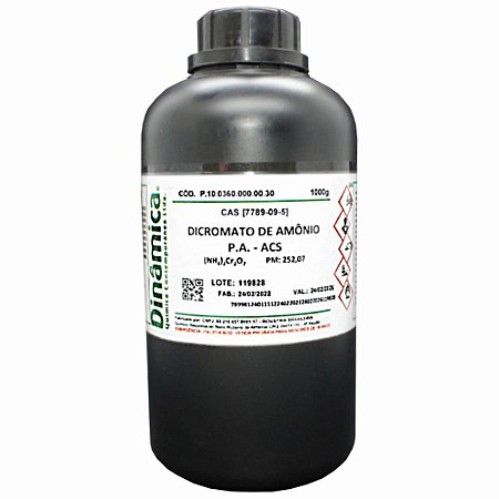 DICROMATO DE AMONIO PA ACS 1KG (BICROMATO DE AMONIO)