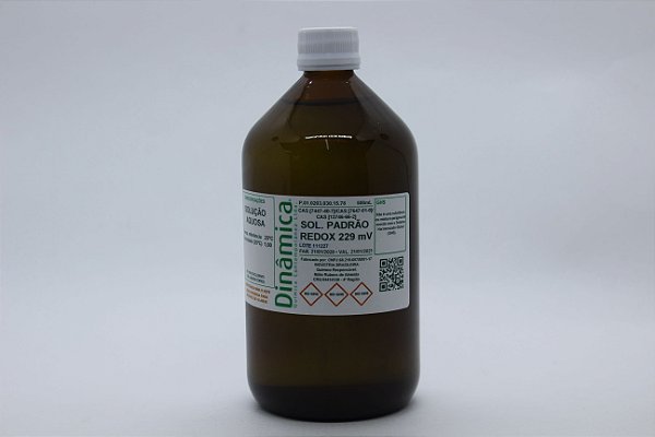 SOLUCAO PADRAO REDOX 229MV 500ML