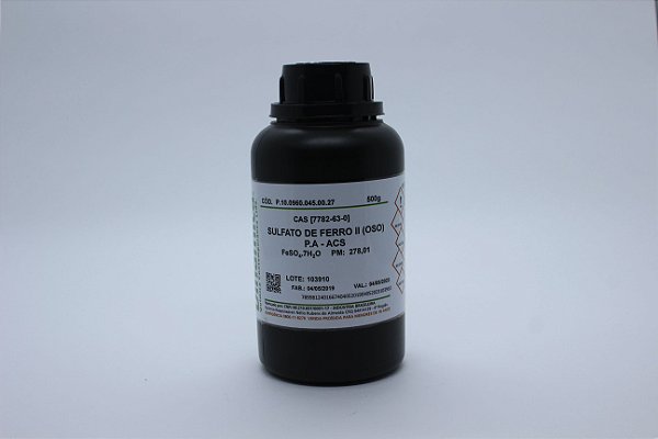 SULFATO DE FERRO II OSO 7H2O PA 500G
