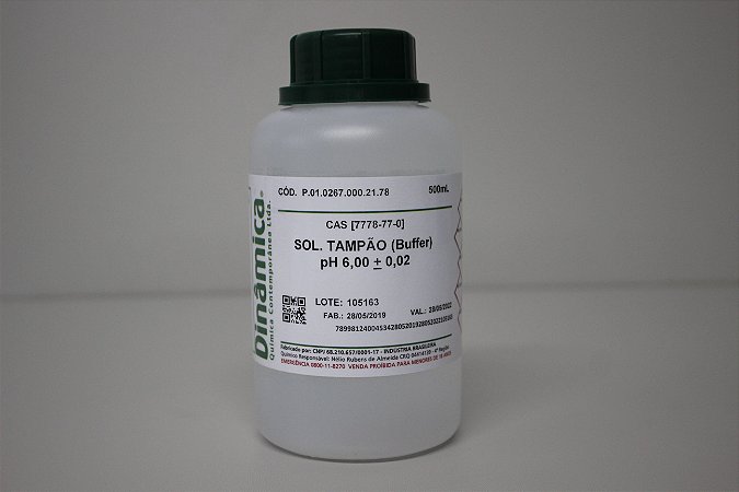 SOLUCAO TAMPAO PH 6,00 500ML