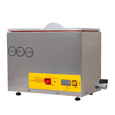 BANHO ULTRASSONICO 3,8L 40KHZ COM AQUECIMENTO GABINETE EM ACO INOX E TIMER