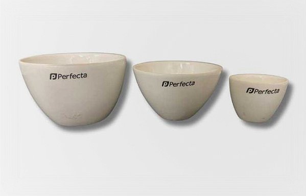 CADINHO DE FUSAO EM PORCELANA FORMA BAIXA 25ML PERFECTA CX/6UN