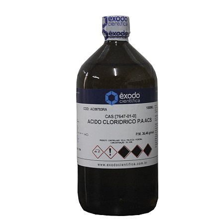 ACIDO CLORIDRICO 36,5-38% PA ACS 1L *PF/SSP*