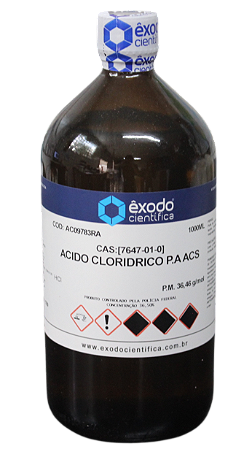 ACIDO CLORIDRICO 36,5-38% PA ACS 1L *PF/SSP*