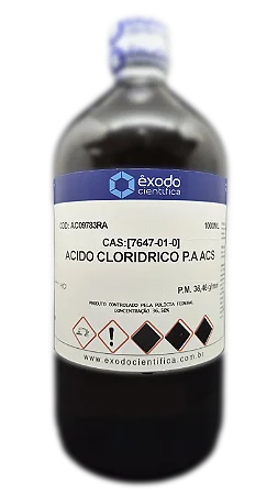 ACIDO CLORIDRICO 36,5-38% PA ACS 1L *PF/SSP*