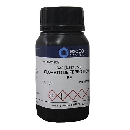 CLORETO DE FERRO II OSO HIDRATADO PA 250G