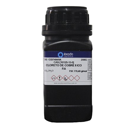 CLORETO DE COBRE II ICO 2H2O PA 250G
