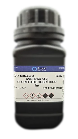 CLORETO DE COBRE II ICO 2H2O PA 250G