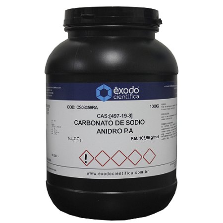 CARBONATO DE SODIO ANIDRO PA 1KG *SSP*