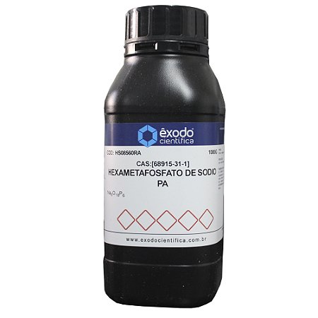 HEXAMETAFOSFATO DE SODIO PA 1KG