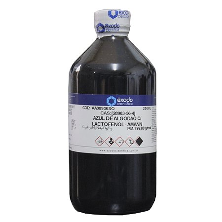 AZUL DE ALGODAO C/LACTOFENOL-AMANN 250ML