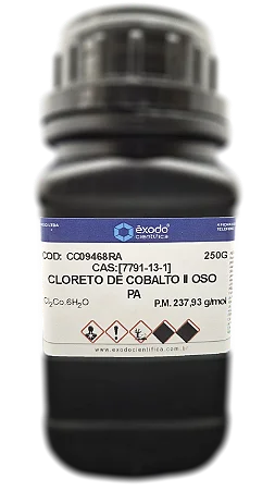 CLORETO DE COBALTO II OSO 6H2O PA 250G