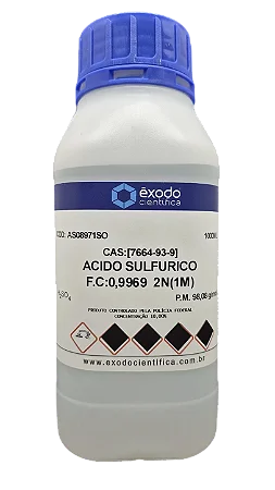 ACIDO SULFURICO SOLUCAO 2N (1M) 1L *PF/SSP*