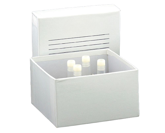 CAIXA FIBRA DE PAPELAO 81 FUROS PARA TUBOS DE 1,5 A 2,0ML