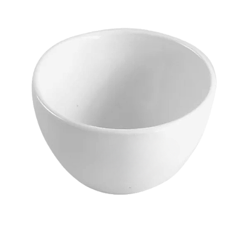 CADINHO DE FUSAO EM PORCELANA FORMA BAIXA 75ML 43X65x27MM