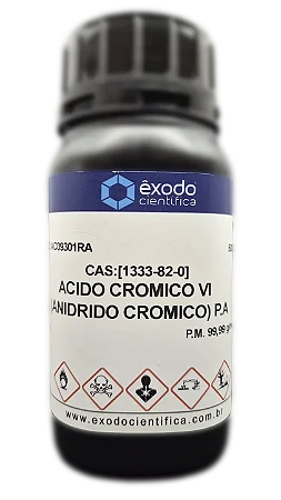 ACIDO CROMICO VI(ANIDRIDO CROMICO)(OXIDO DE CROMO VI) PA 500G