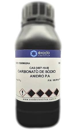 CARBONATO DE SODIO ANIDRO PA 500G *SSP*