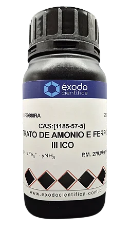 CITRATO DE AMONIO E FERRO III ICO MARROM 250G