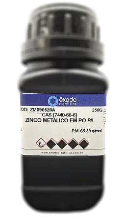 ZINCO METALICO EM PO PA 250G