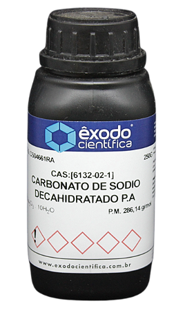 CARBONATO DE SODIO DECAHIDRATADO 10H2O PA 250G *SSP*