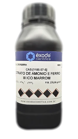CITRATO DE AMONIO E FERRO III ICO MARROM 500G