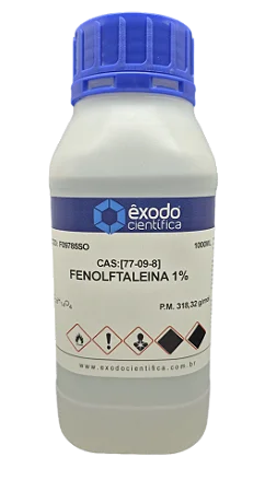 FENOLFTALEINA SOLUCAO 1% ALCOOLICA 1L