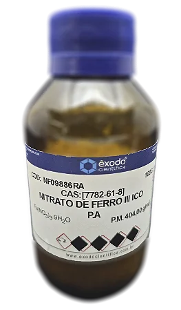 NITRATO DE FERRO III ICO 9H2O PA 100G