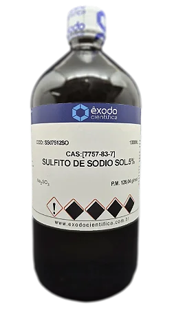 SULFITO DE SODIO SOLUCAO 5% 1L