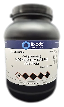 MAGNESIO EM RASPAS (APARAS) 250G *SSP*