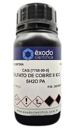 SULFATO DE COBRE II ICO 5H2O PA 500G