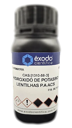 HIDROXIDO DE POTASSIO LENT.PA ACS 500G *SSP*