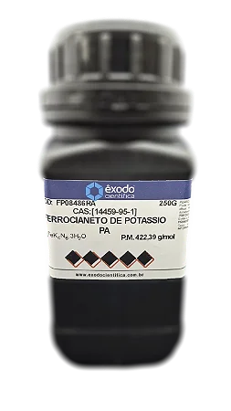 FERROCIANETO DE POTASSIO 3H2O PA 250G