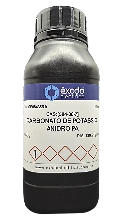 CARBONATO DE POTASSIO ANIDRO PA 1KG *SSP*