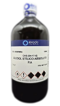 ALCOOL ETILICO ABSOLUTO PA 99,8% 1L