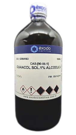 GUAIACOL SOLUCAO 1% ALCOOLICA 1L