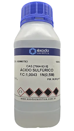 ACIDO SULFURICO SOLUCAO 1N (0,5M) 1L *SSP*