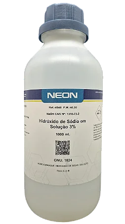 HIDROXIDO DE SODIO EM SOLUCAO 3% 1L *SSP*