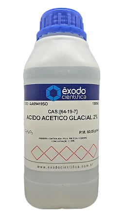 ACIDO ACETICO GLACIAL SOLUCAO 2% AQUOSO 1L *SSP*