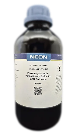 PERMANGANATO DE POTASSIO EM SOLUCAO 0,5N FATORADA 1L *PF/SSP*
