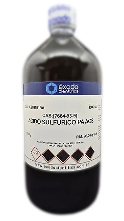 ACIDO SULFURICO 95-98% PA ACS 1L *PF/SSP*
