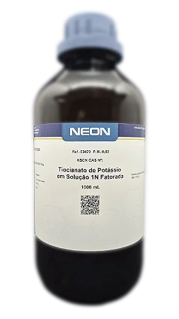 TIOCIANATO DE POTASSIO EM SOLUCAO 1N FATORADA 1L