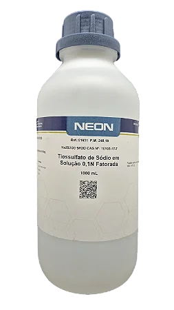 TIOSSULFATO DE SODIO EM SOLUCAO 0,1N FATORADA 1L
