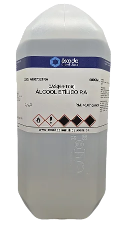 ALCOOL ETILICO PA 96% 5L
