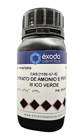CITRATO DE AMONIO E FERRO III ICO VERDE 500G