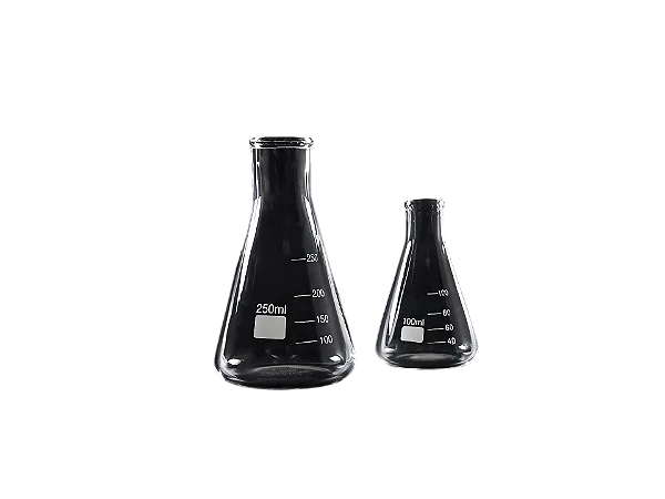 ERLENMEYER 50ML GRADUADO BOCA LARGA BORO 3.3
